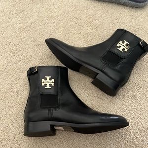 Tory Burch black Chelsea boots